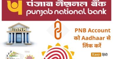 PNB Account ko Aadhaar se link karen