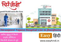 Chiranjeevi Yojana Private Hospital List in Jhunjhunu