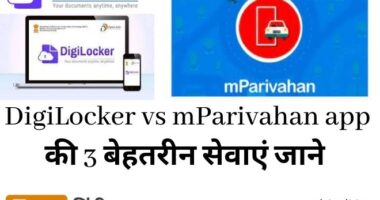DigiLocker or mParivahan app