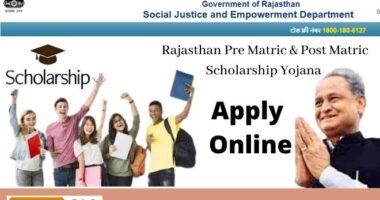 Rajasthan ST/SC/OBC Scholarship