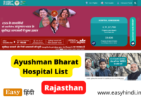 Ayushman Bharat Hospital List Rajasthan