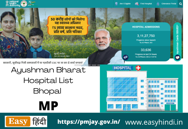 Ayushman Card Hospital List in Bhopal