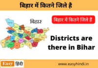 Bihar Districts List