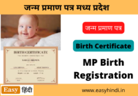 Birth Certificate Registration MP