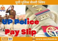 UP Police Pay Slip