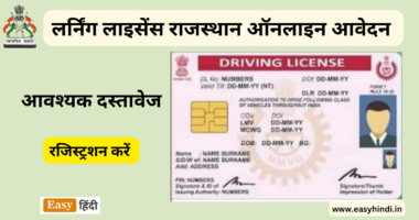 Driving Licence Apply Online Rajasthan