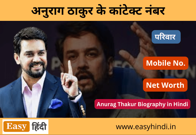 Anurag Thakur Contact