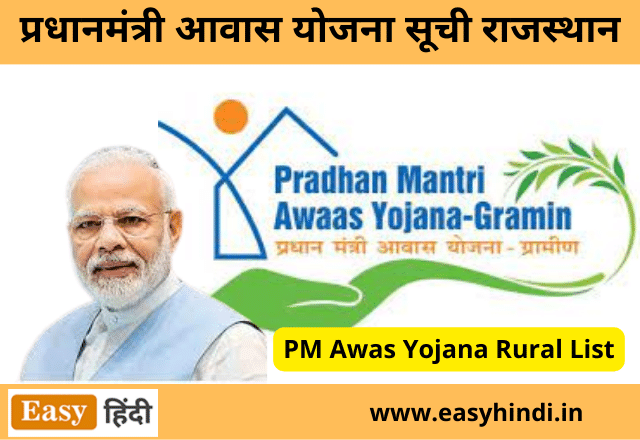 PM Awas Yojana List Rajasthan