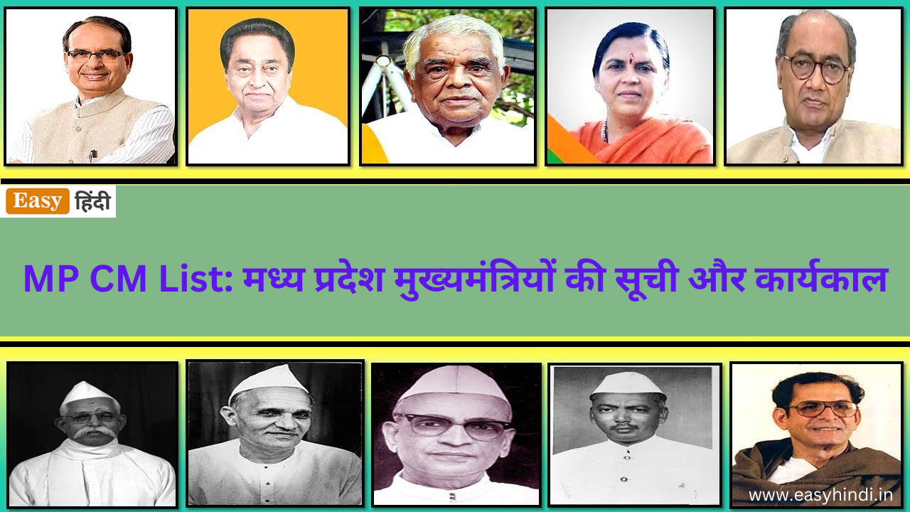 MP CM List