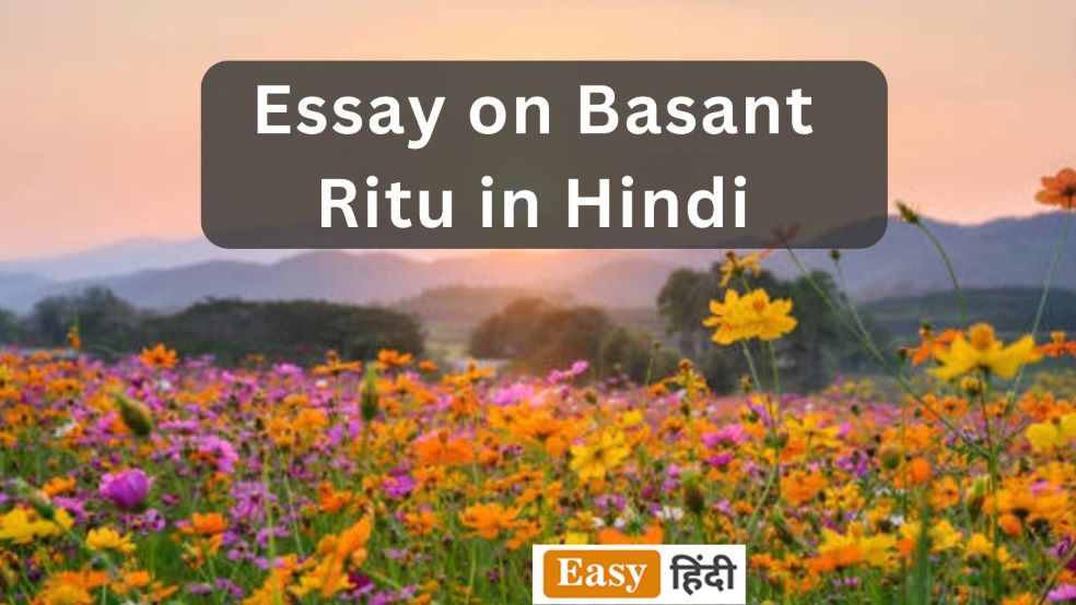 Essay on Basant Ritu